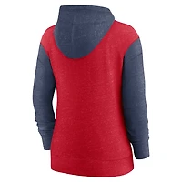 Sweat à capuche entièrement zippé Nike Red Boston Sox pour femme