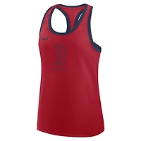 Women's Nike Red Boston Sox Tri-Blend Dri-FIT Racerback Tank Top