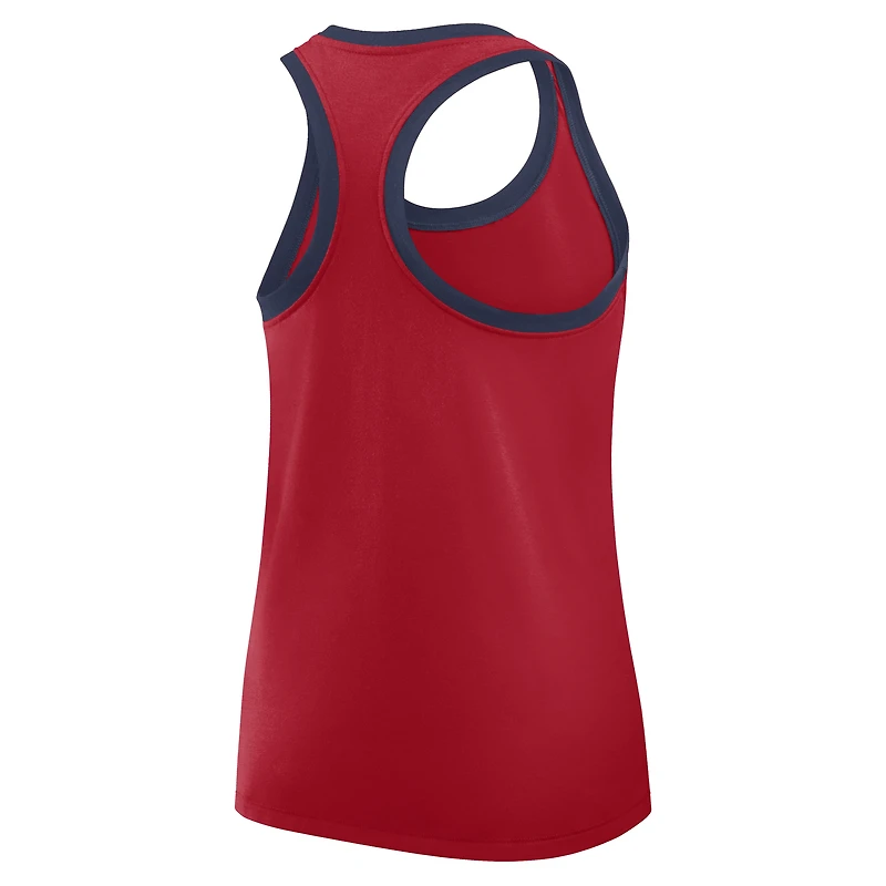 Débardeur dos nageur Nike Red Boston Sox Tri-Blend Dri-FIT pour femme