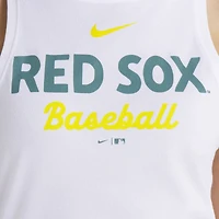 Women's Nike White Boston Red Sox City Connect Tricode High Neck Dri-FIT Tank Top