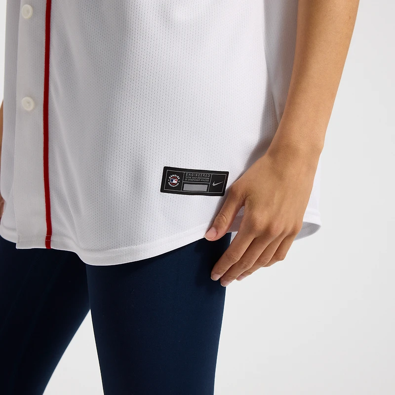Maillot domicile Nike Boston Red Sox blanc pour femme en édition limitée