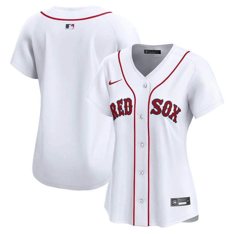 Maillot domicile Nike Boston Red Sox blanc pour femme en édition limitée