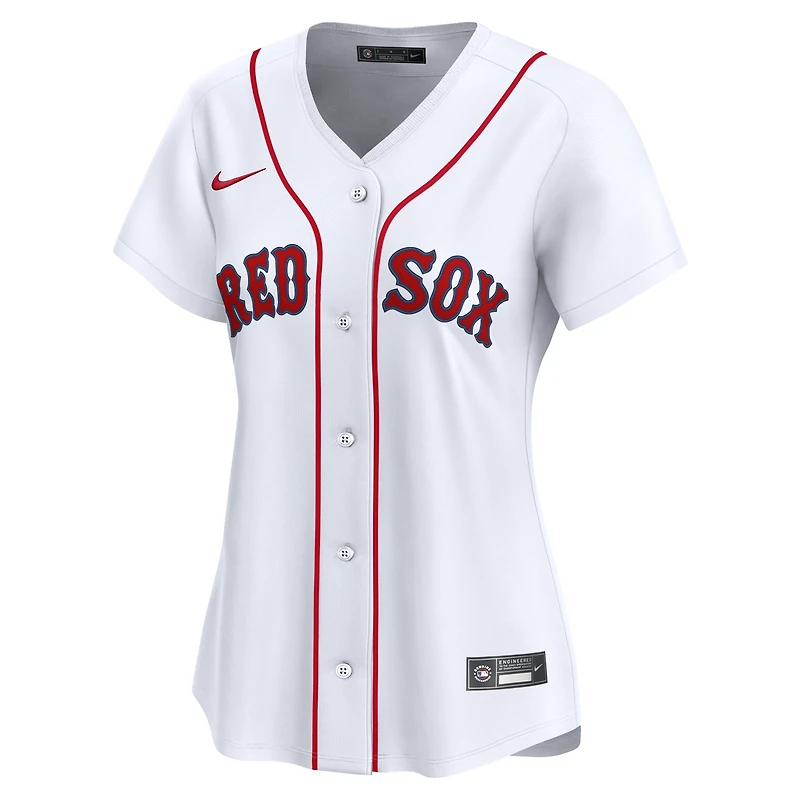 Maillot domicile Nike Boston Red Sox blanc pour femme en édition limitée