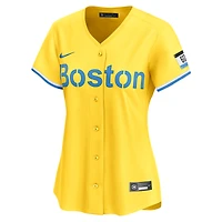 Women's Nike Yellow Boston Red Sox City Connect Limited Jersey