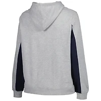 Profil pour femme Gris chiné Boston Red Sox Pull à capuche en jersey grande taille