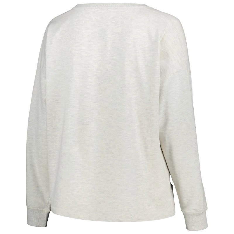 Sweat-shirt en tissu éponge taille plus pour femme Profile Oatmeal Boston Red Sox