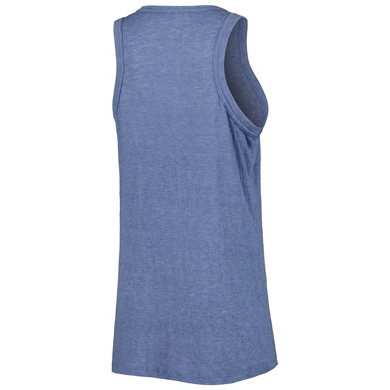 Women's Soft as a Grape Navy Boston Red Sox Tri-Blend Tank Top