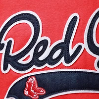 Chandail a capuchon fendu sur le côté pour femme Soft as Grape Red Boston Sox grande taille