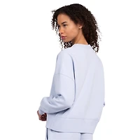 Sweat-shirt en polaire Starter bleu clair pour femme, motif pastels des Boston Red Sox