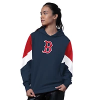 Women's Starter  Navy Boston Red Sox Scrimmage Pullover Hoodie