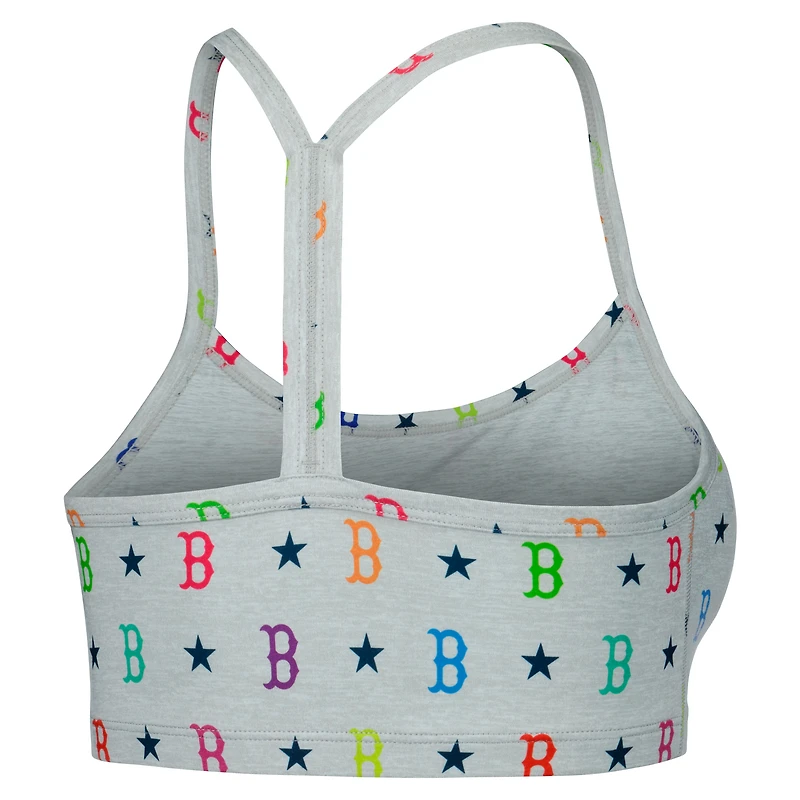 Soutien-gorge arc-en-ciel Terez Boston Red Sox TLC gris pour femme