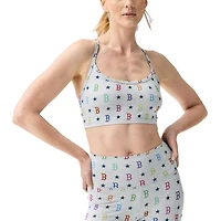 Women's Terez Gray Boston Red Sox TLC Rainbow Bra
