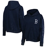 Chandail à capuchon The Wild Collective Boston Red Sox Marble pour femme, bleu marine