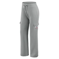 Ensemble sweat à capuche manches longues et pantalon de détente gris Boston Red Sox la collection WEAR by Erin Andrews pour femmes