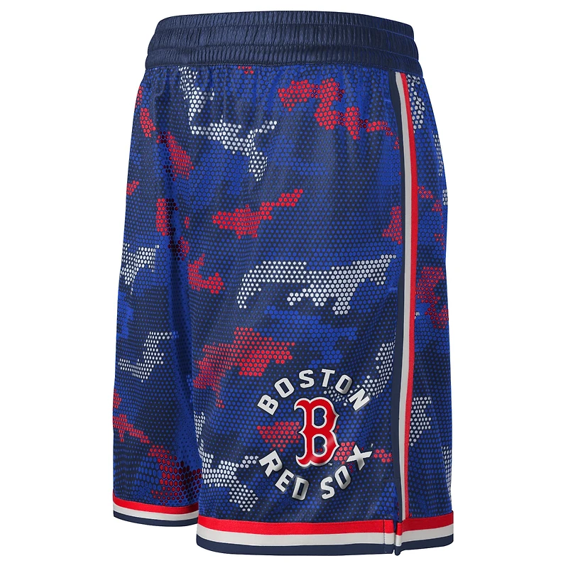 Short de course Tech Runner Boston Red Sox Fanatics pour jeunes, bleu marine