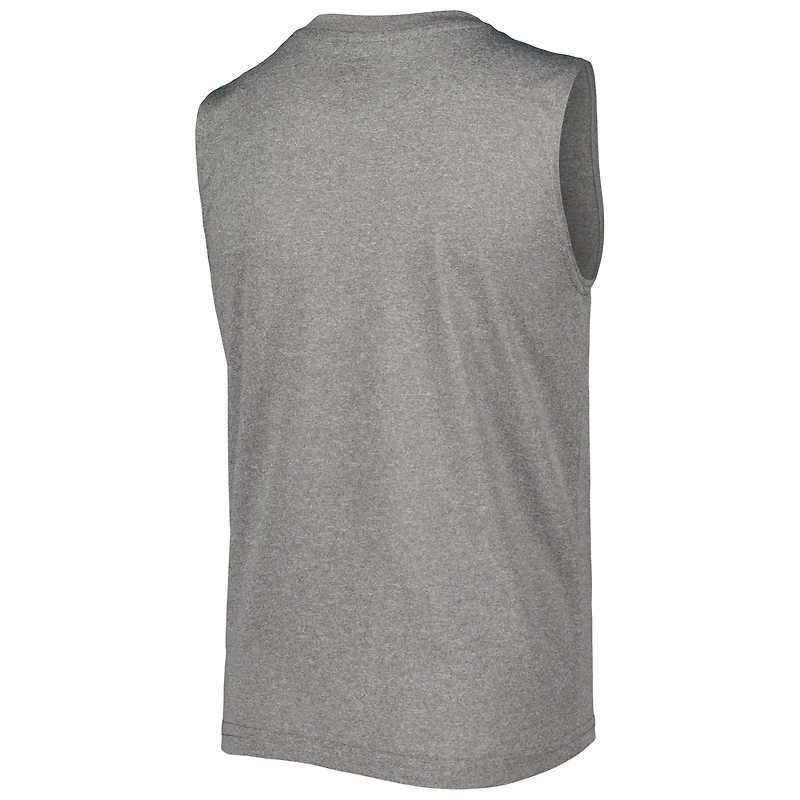 Youth Heather Gray Boston Red Sox Sleeveless T-Shirt