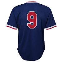 Youth Mitchell & Ness Ted Williams Navy Boston Red Sox Cooperstown Collection Mesh Batting Practice Jersey