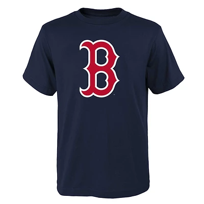 Youth Navy Boston Red Sox Primary Team Logo - T-Shirt
