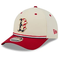 Youth New Era Cream/Red Boston Red Sox USA 250 9FORTY M-Crown Adjustable Hat
