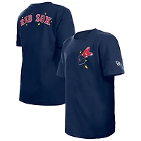 Youth New Era  Navy Boston Red Sox Stars & Cap T-Shirt