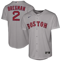 Maillot Nike Alex Bregman gris pour jeunes des Red Sox de Boston