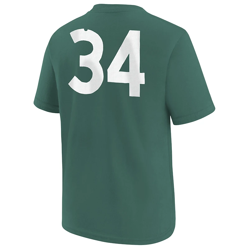 T-shirt Nike David Ortiz vert Boston Red Sox 2025 City Connect Fuse avec nom et numéro