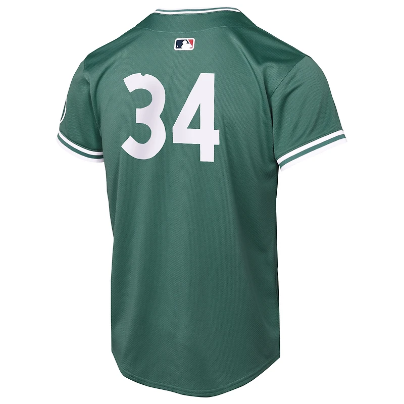 Maillot Nike David Ortiz vert pour jeune joueur retraité des Boston Red Sox 2025 City Connect Limited