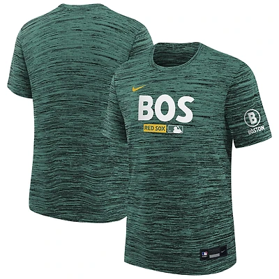 Youth Nike Green Boston Red Sox City Connect Authentic Collection Velocity Dri-FIT T-Shirt