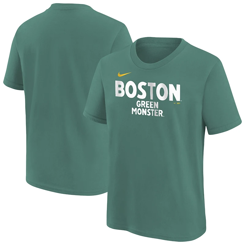Youth Nike Green Boston Red Sox City Connect Wordmark T-Shirt