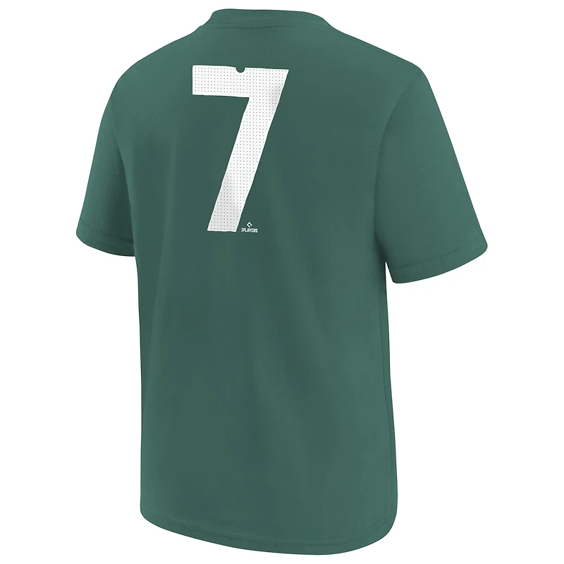 Youth Nike Masataka Yoshida Green Boston Red Sox 2025 City Connect Fuse Name & Number T-Shirt
