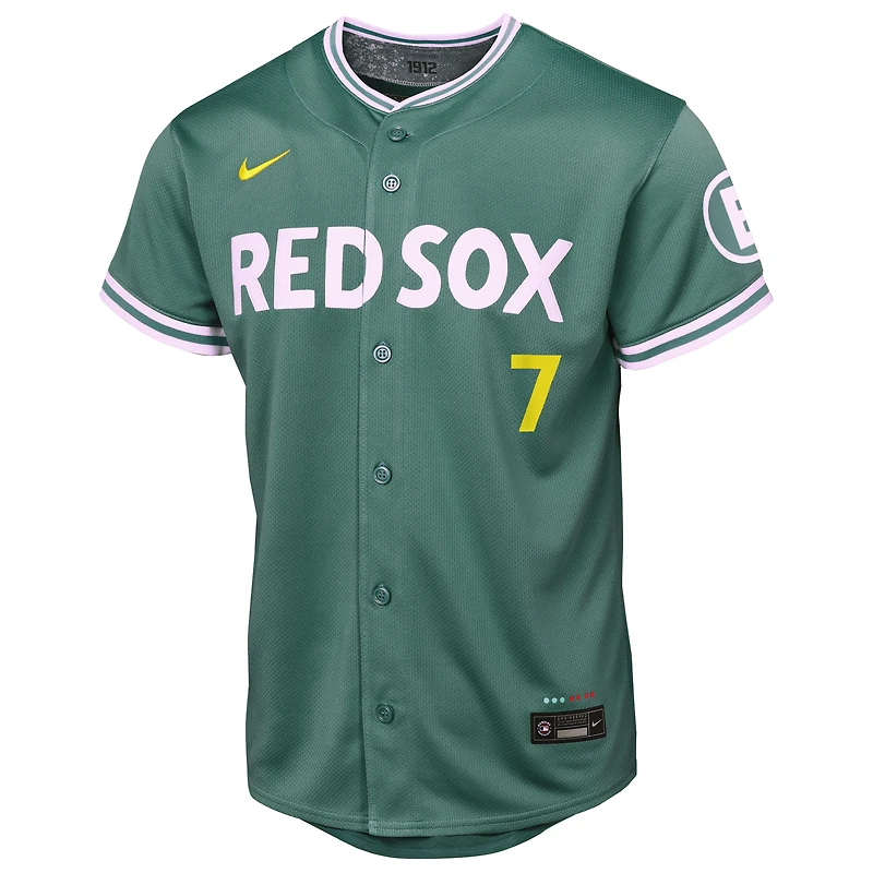Youth Nike Masataka Yoshida Green Boston Red Sox 2025 City Connect Limited Player Jersey