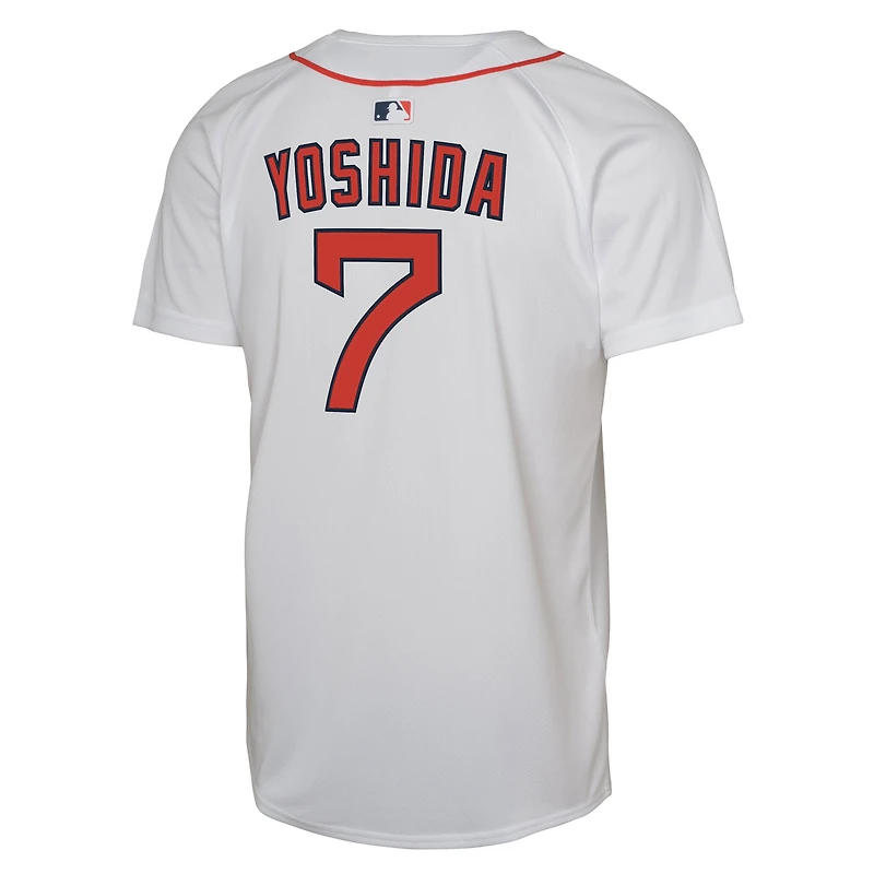 Maillot de joueur réplique à domicile Nike Masataka Yoshida blanc des Red Sox Boston pour jeune