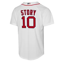 Maillot de joueur Nike Trevor Story blanc Boston Red Sox Home Replica 2.0 pour jeune