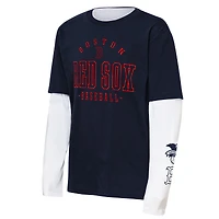 Youth Outerstuff Navy Boston Red Sox 3-in-1 Score Combo T-Shirt Set