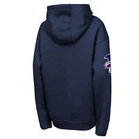 Sweat à capuche en polaire premium bleu marine Outerstuff pour jeunes