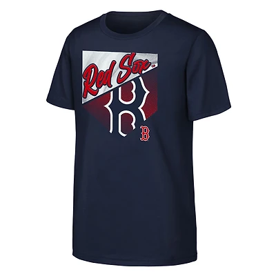 Youth Outerstuff  Navy Boston Red Sox Prime Plate T-Shirt