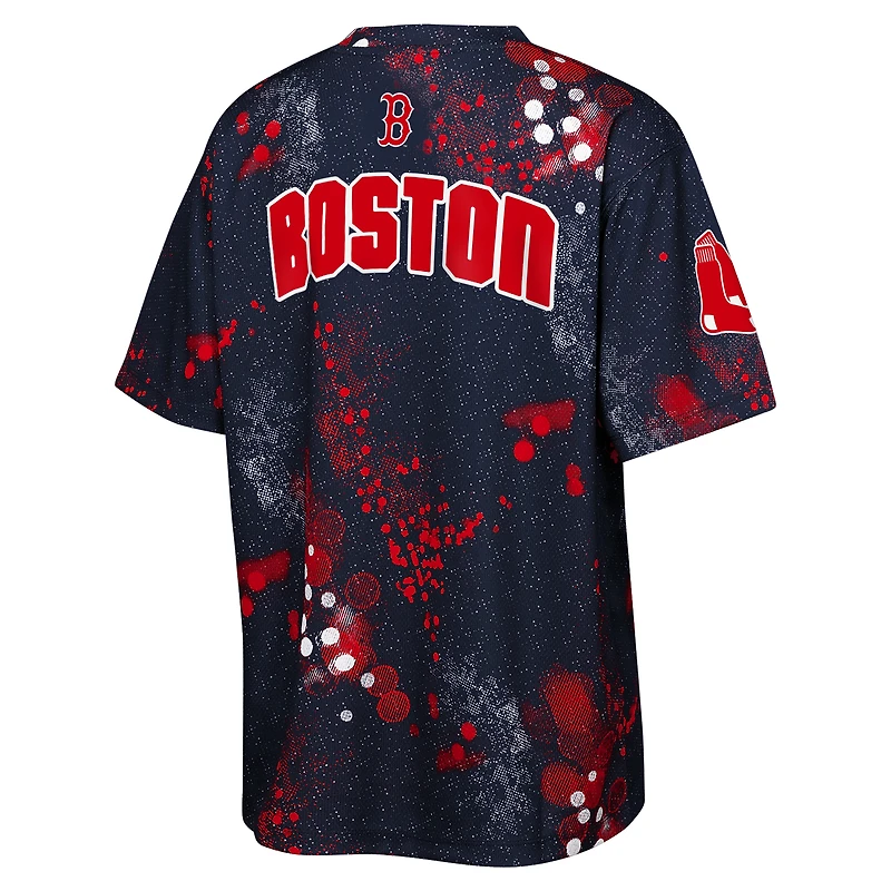 T-shirt Outerstuff bleu marine Boston Red Sox Y2 Tech Stadium Lights pour jeunes