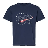 Youth Soft as a Grape Navy Boston Red Sox Americana T-Shirt