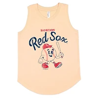 Youth Soft as a Grape  Orange Boston Red Sox Game Day Tank Top