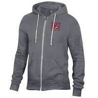 Sweat à capuche zippé gris pour homme, Boston University Rocky
