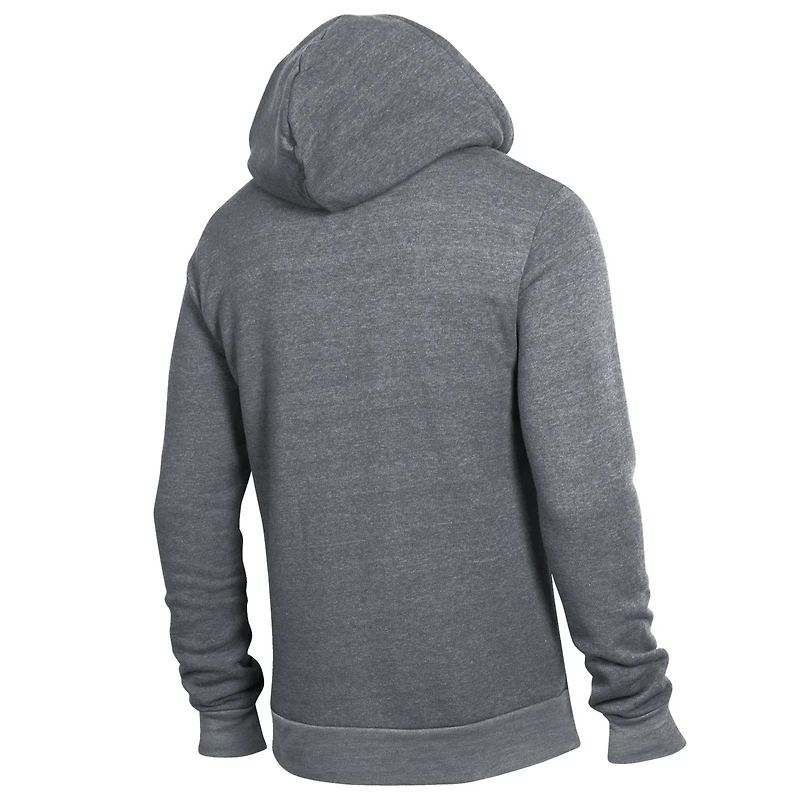 Sweat à capuche zippé gris pour homme, Boston University Rocky