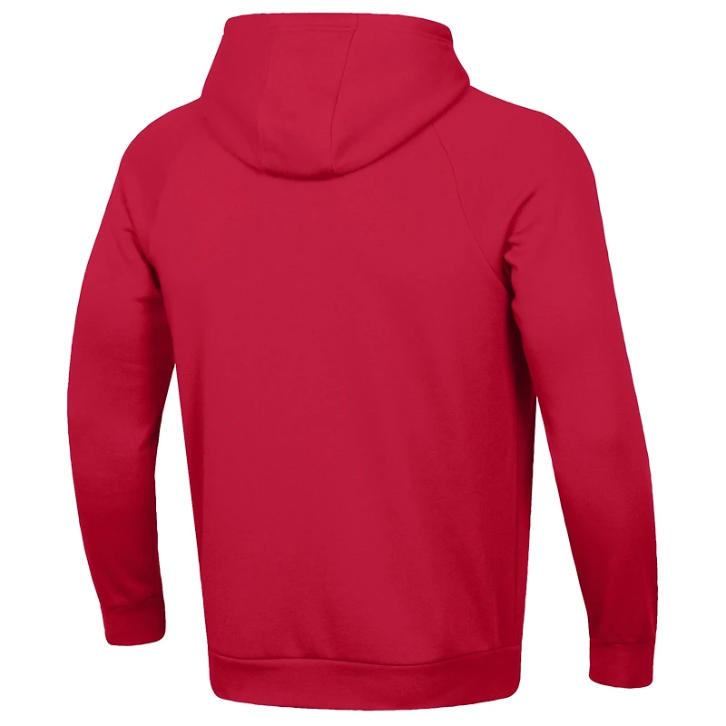 Sweat à capuche en polaire Under Armour Scarlet Boston University Rowing All Day pour homme