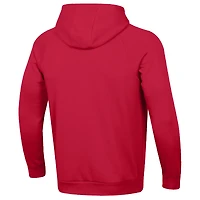 Sweat à capuche en polaire Under Armour Scarlet Boston University Rowing All Day pour homme