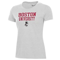 Women's Under Armour Gray Boston University Performance T-Shirt