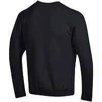 Men's Champion Black Bowie State Bulldogs 2-Hit Powerblend Pullover Sweatshirt