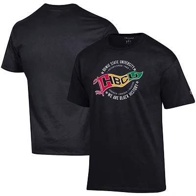T-shirt Champion Black Bowie State Bulldogs Pennant pour homme