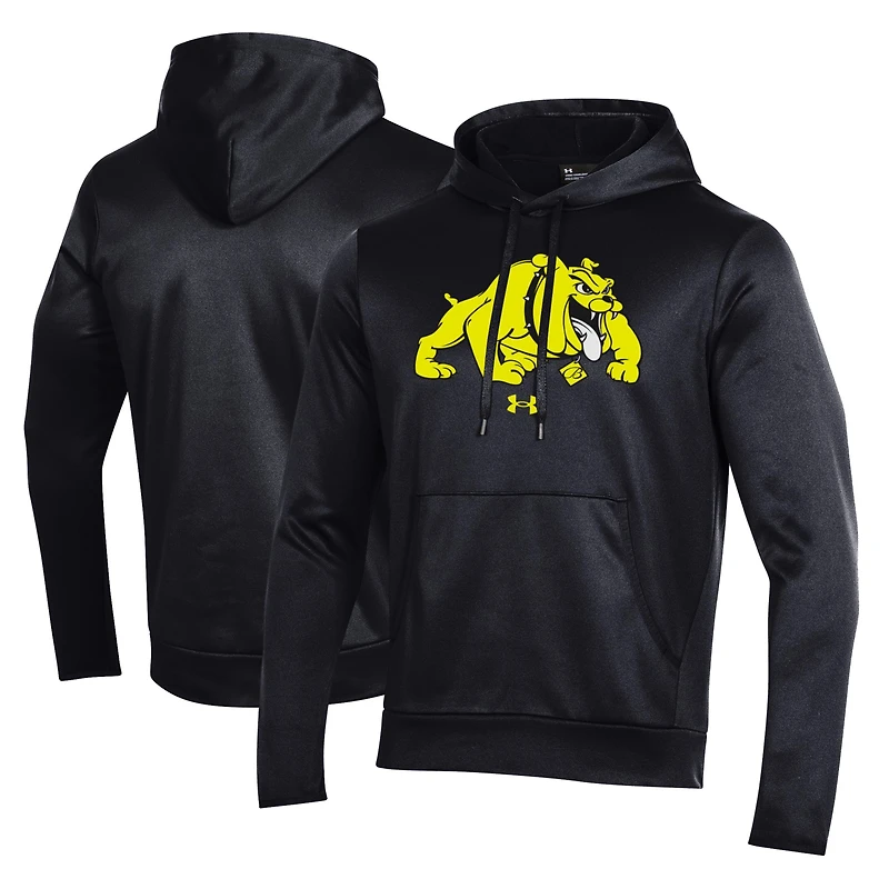 Men's Under Armour Black Bowie State Bulldogs All Day Fleece Pullover Hoodie