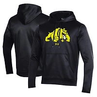 Men's Under Armour Black Bowie State Bulldogs All Day Fleece Pullover Hoodie