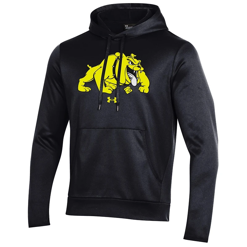 Men's Under Armour Black Bowie State Bulldogs All Day Fleece Pullover Hoodie
