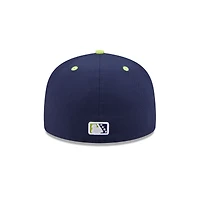 Men's New Era  White Bowling Green Hot Rods Theme Nights 59FIFTY Fitted Hat